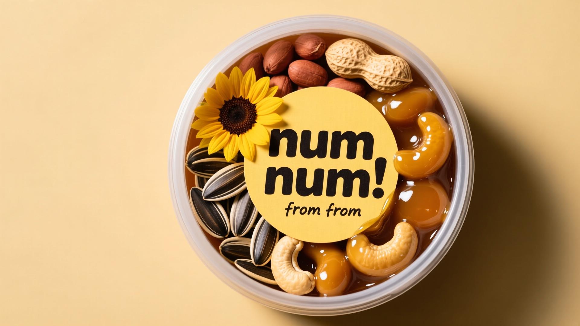 پروتئین باکس تخمه آفتابگردان، بادام زمینی، بادام هندی و عسل نام نام